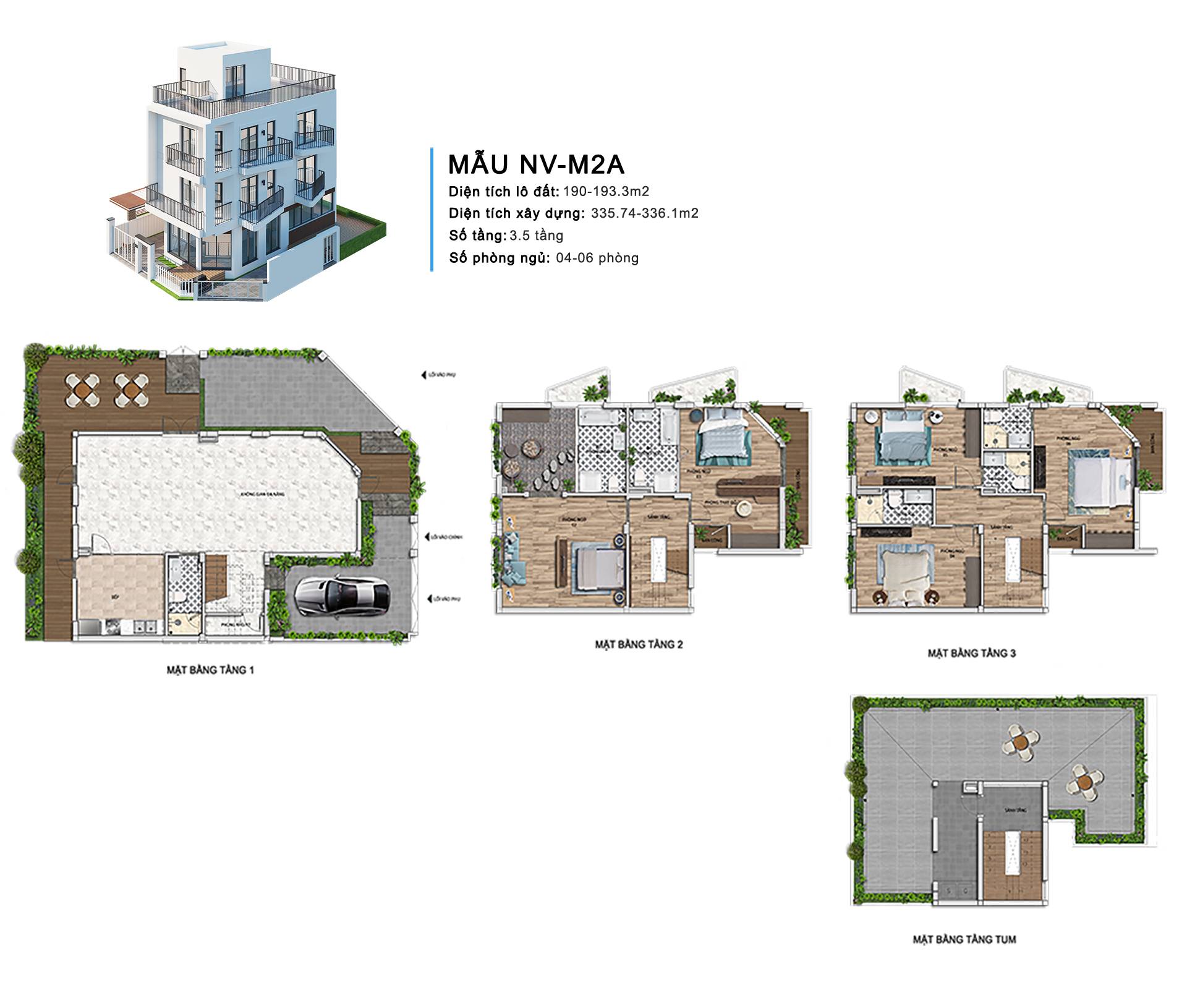 thiết kế biệt thự song lập vlasta sầm sơn